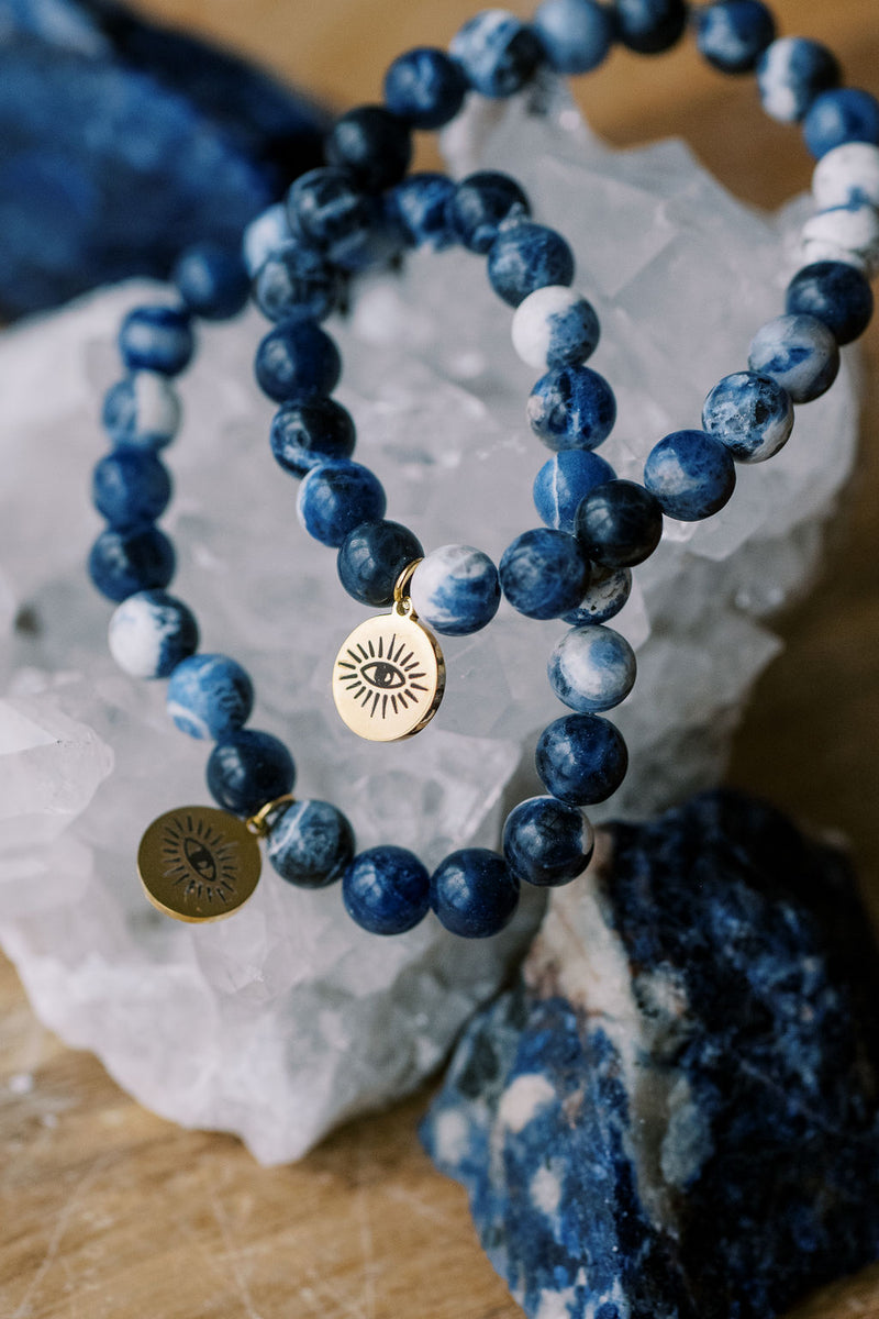 Sodalite 'Speak Your Truth' Bracelet