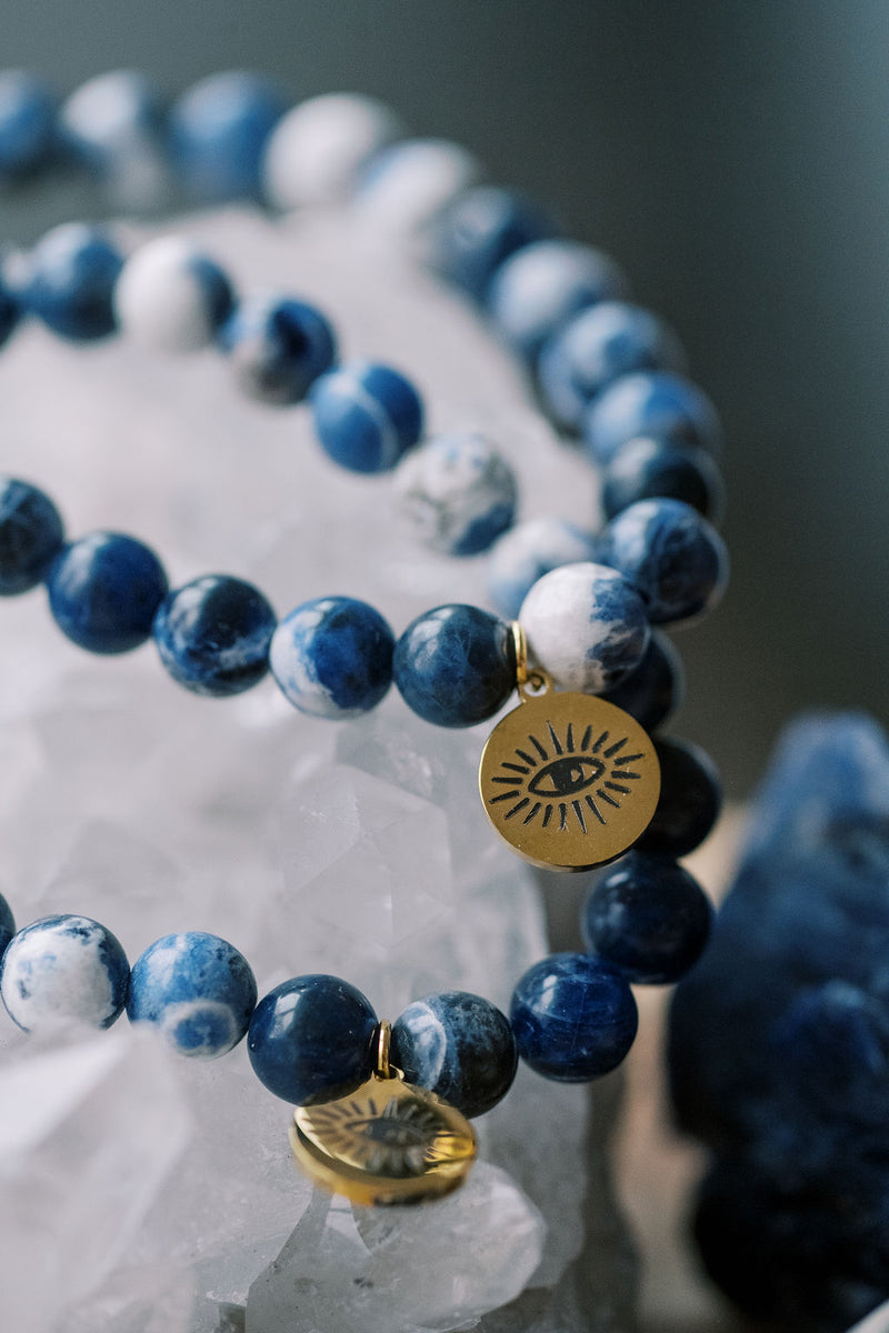 Sodalite 'Speak Your Truth' Bracelet