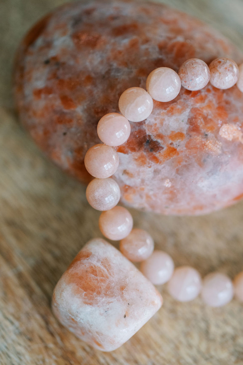 Sunstone 'Peachy-Keen Positivity' Bracelet